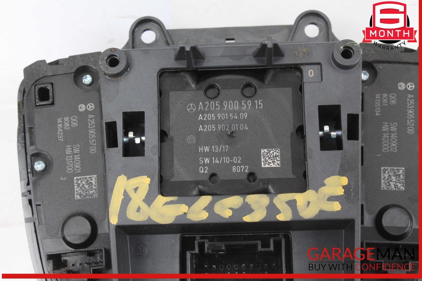 15-20 Mercedes X253 GLC350e Center Console Multi Function Switch Control OEM