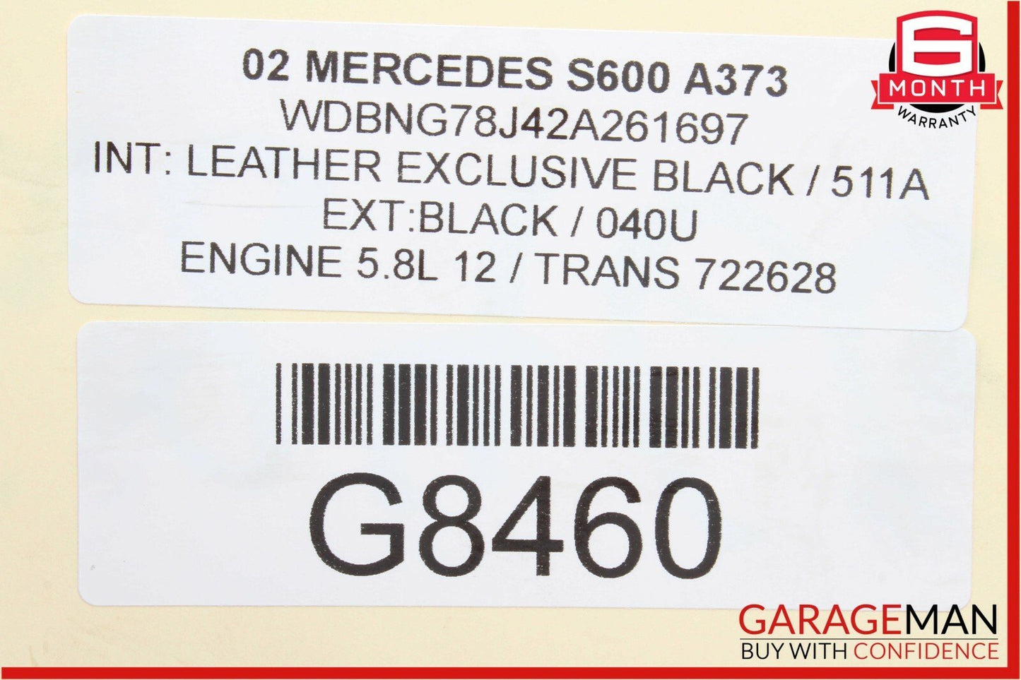 00-06 Mercedes W220 S600 S500 Front Right Side Seat Controller Module Unit OEM