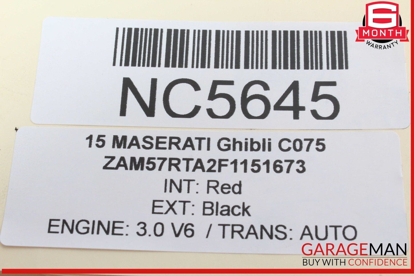 14-17 Maserati Ghibli Rear Right or Left Side Lower Control Arm OEM