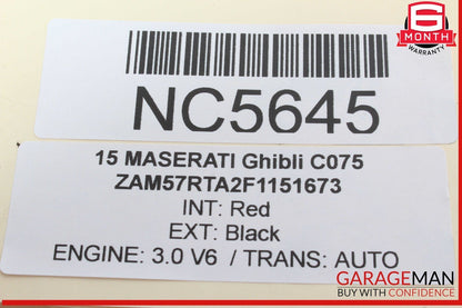 14-17 Maserati Ghibli Rear Right or Left Side Lower Control Arm OEM