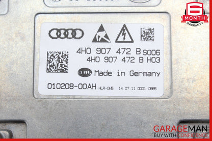 11-14 Audi A8 Quattro Front Left Side LED Headlight Headlamp 4H0941003A OEM
