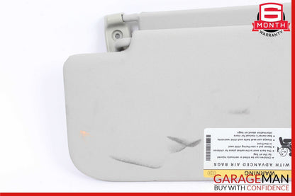 06-12 Mercedes X164 GL450 GL550 Front Right Side Sun Visor Sunvisor Shade Gray