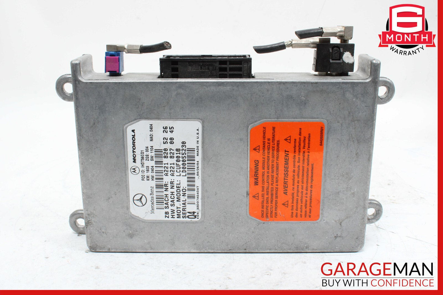03-06 Mercedes W209 CLK320 E320 Voice Phone Communication Control Module Unit