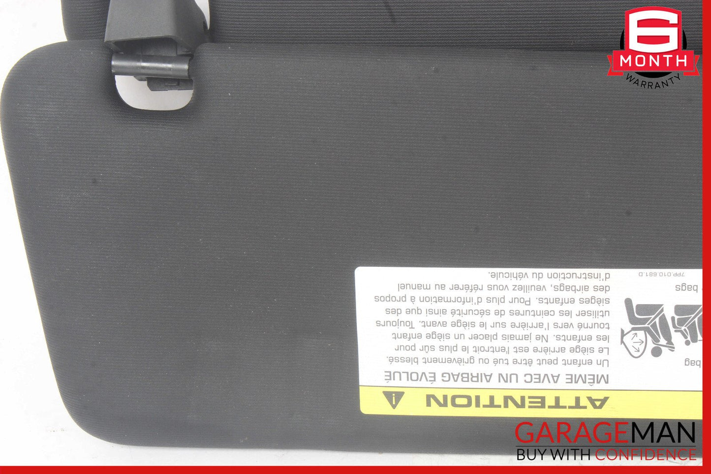 11-14 Porsche Cayenne 958 Sun Visor Sunvisor Front Left Driver Side OEM