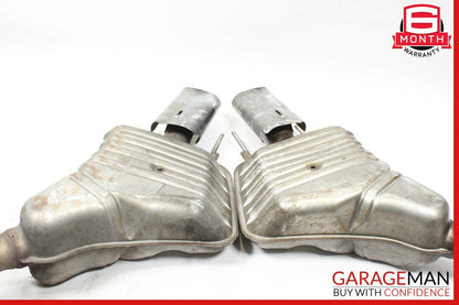 07-10 Mercedes W216 CL600 S600 Exhaust Muffler Mufflers Tips Set of 2 Pc OEM