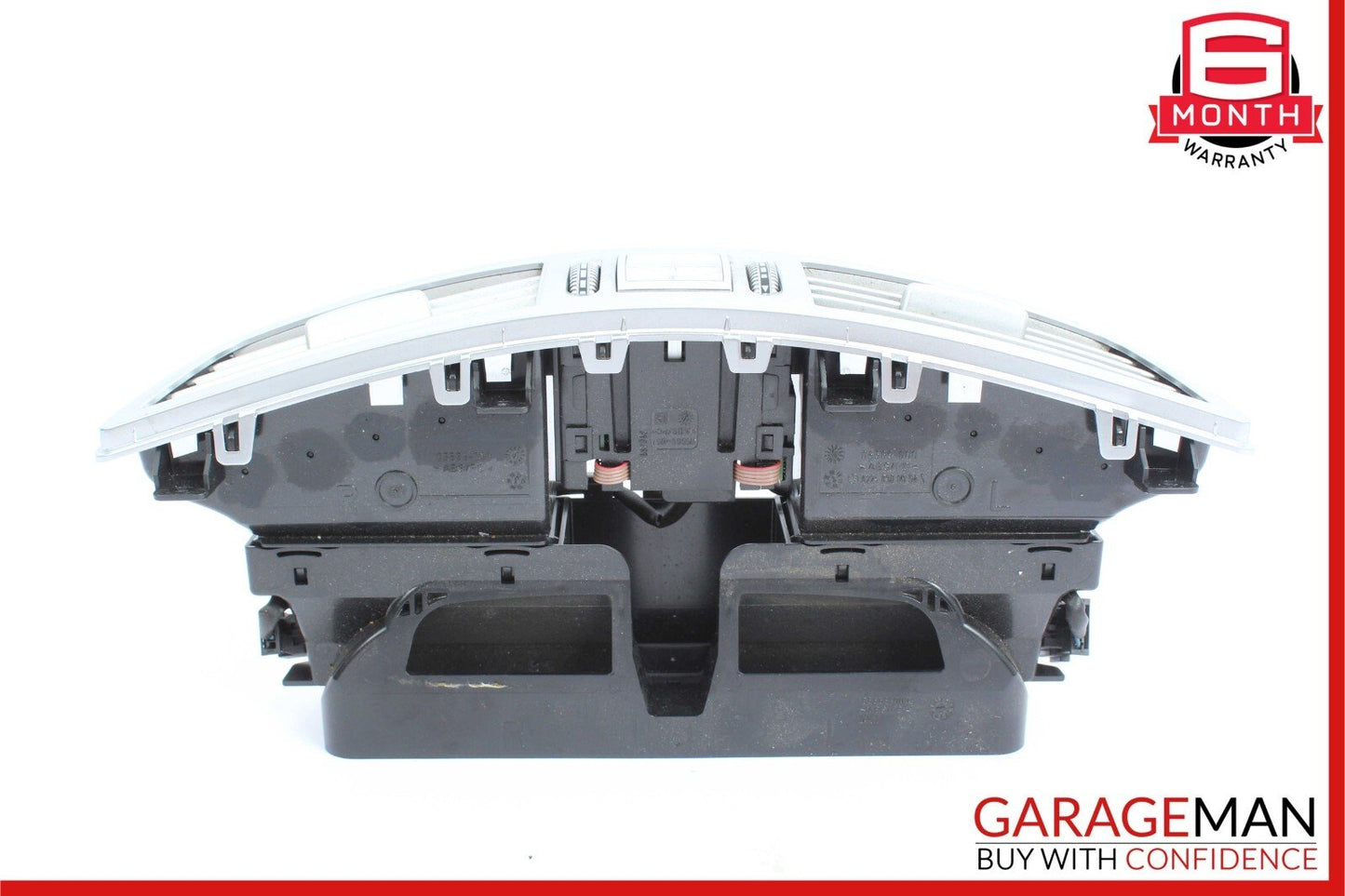 07-13 Mercedes W221 S350 S550 S600 Center Dash A/C Air Vent Trim Clock Assembly