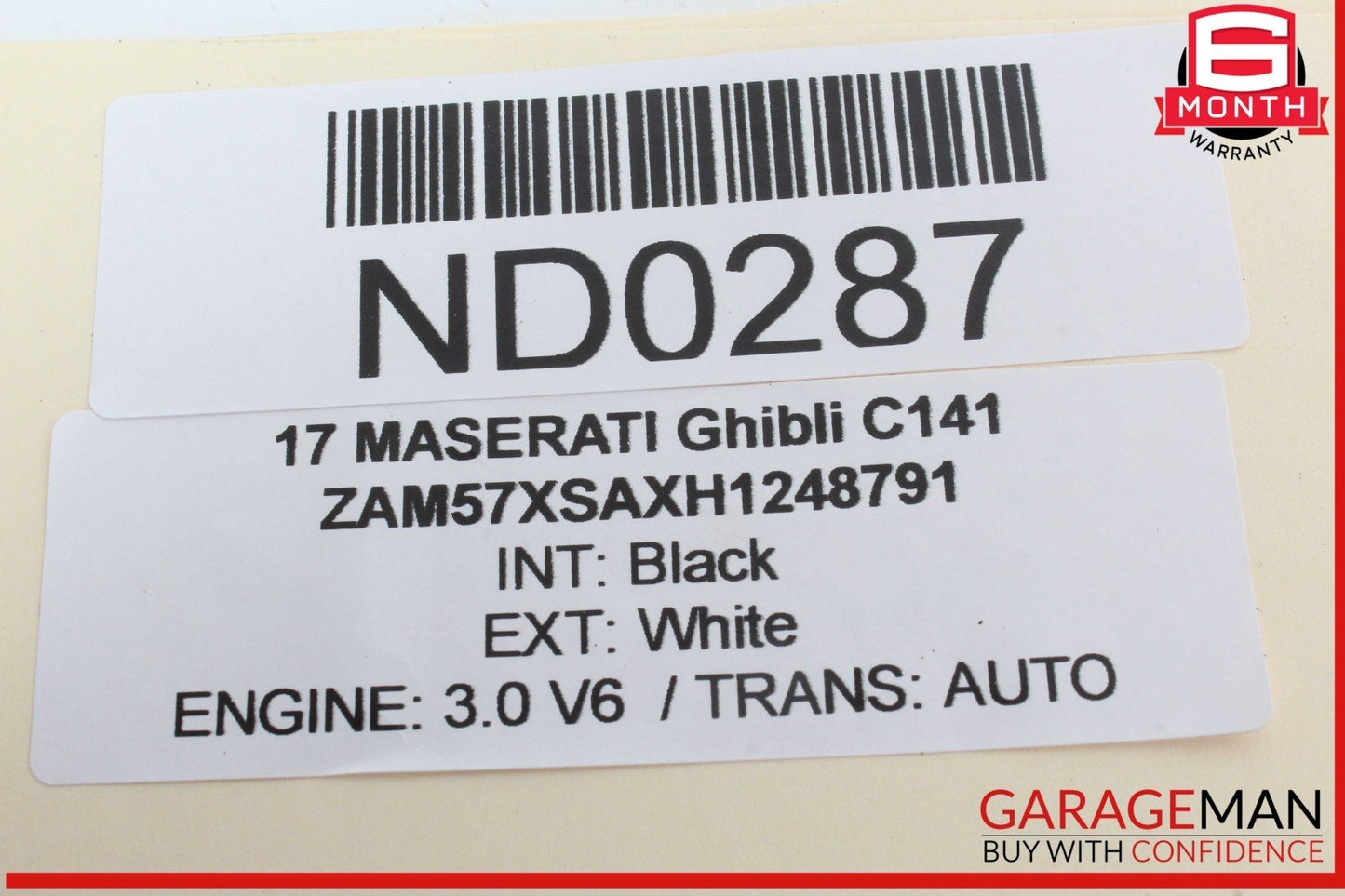 14-20 Maserati Ghibli Rear Left Driver Side Door Lock Latch Actuator OEM