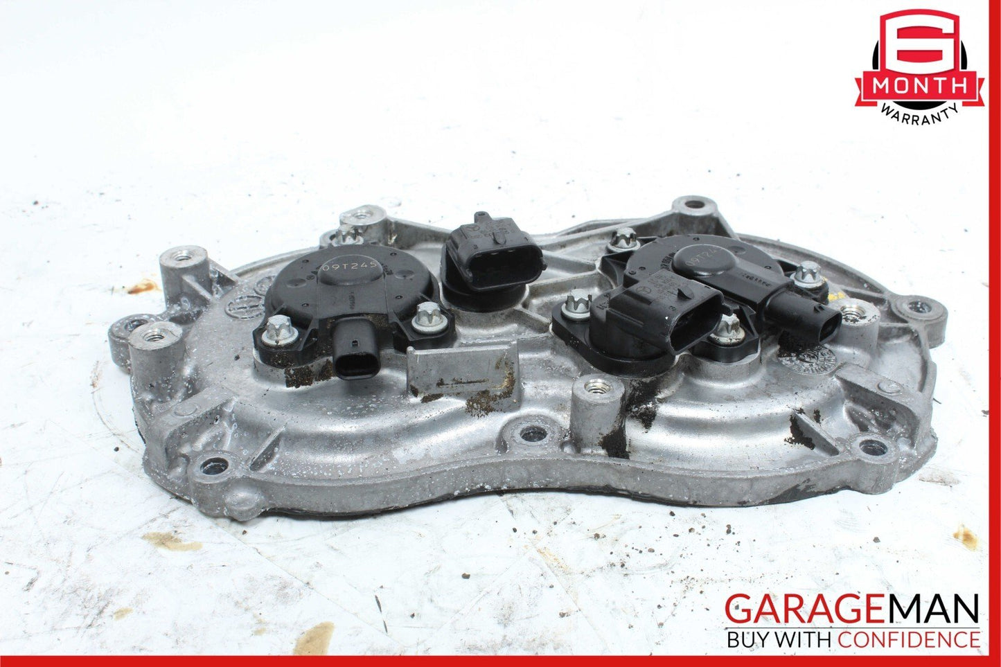 06-13 Mercedes W212 E350 Front Left Side Engine Timing Chain Cover Plate OEM