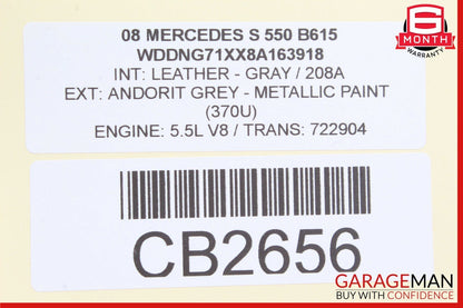 07-14 Mercedes W221 S550 CL550 Headlight Switch Night Vision Control Module OEM