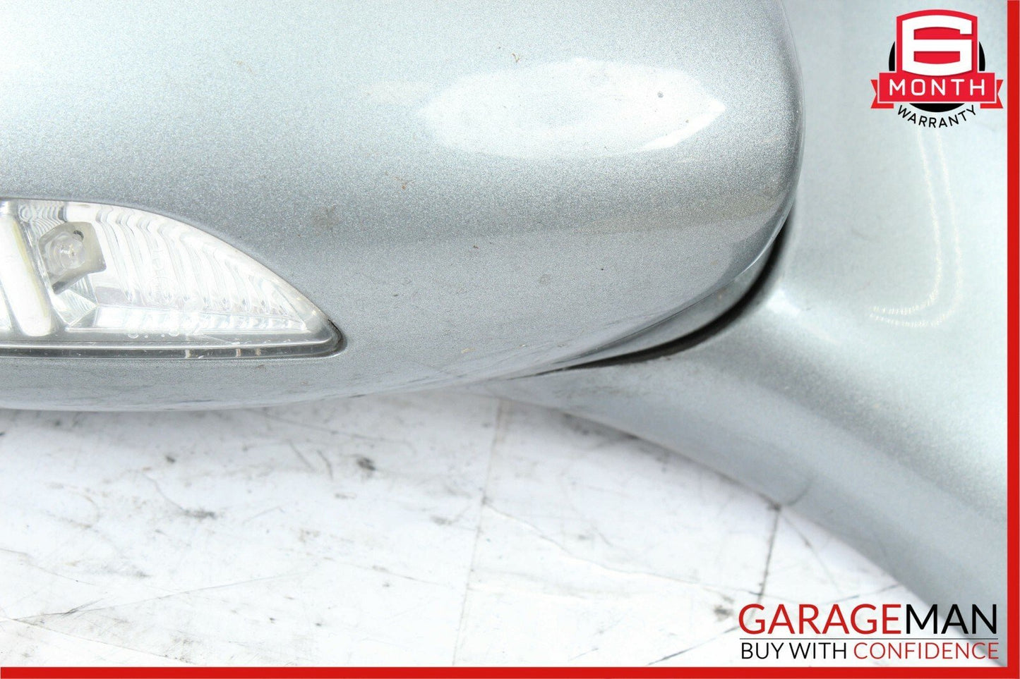 07-09 Mercedes W221 S550 Front Right Passenger Side Mirror Door Rear View Grey