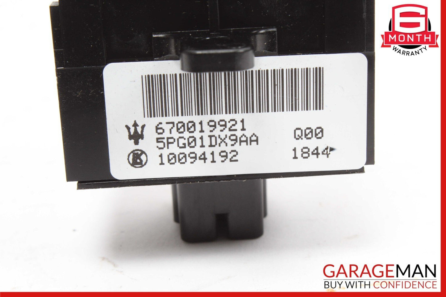 14-20 Maserati Ghibli SQ4 M157 Headlight Adjustment Switch 670019921 OEM
