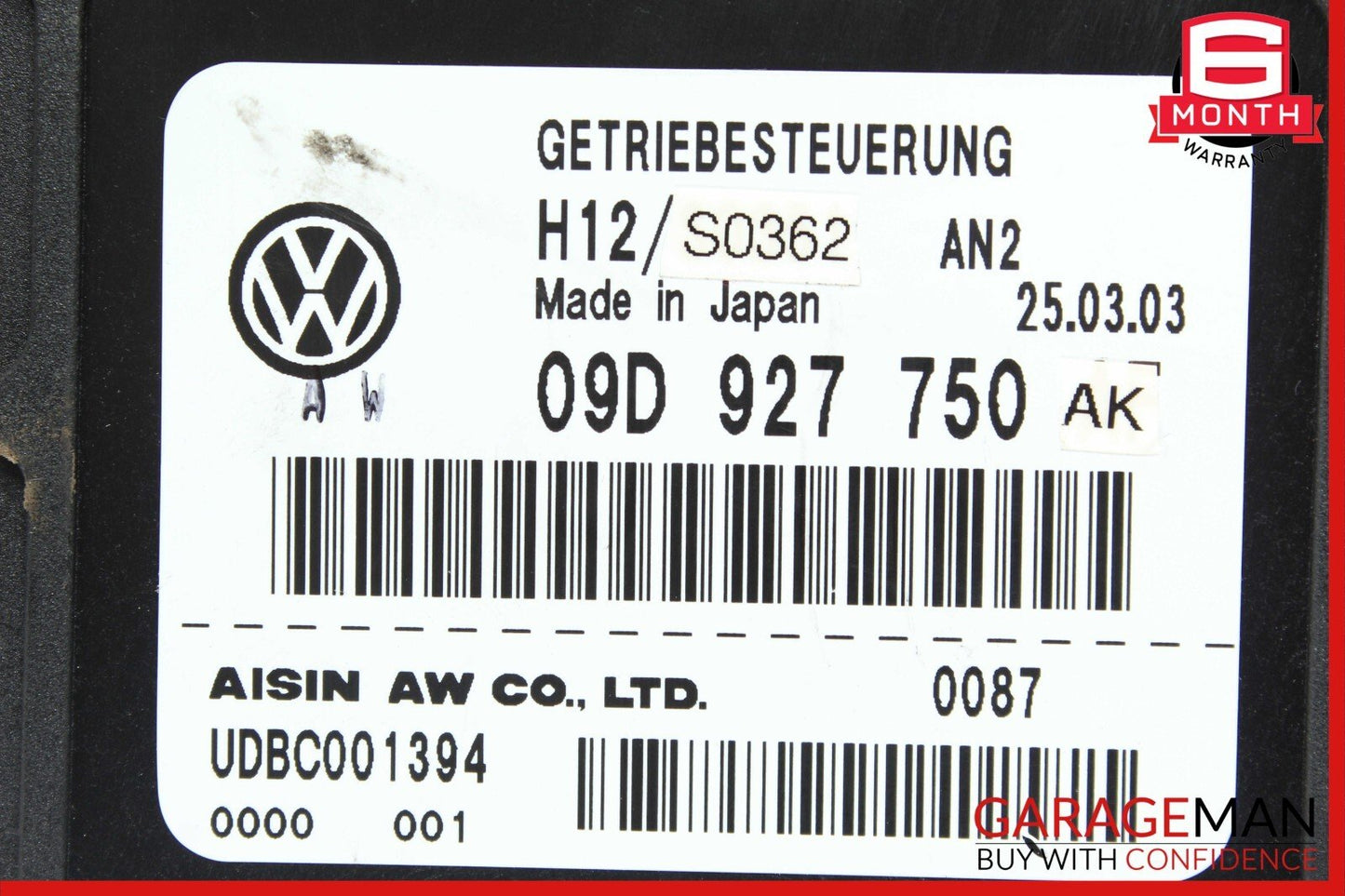 03-10 Porsche Cayenne 955 957 Turbo Trans Transmission Gearbox Controller Module