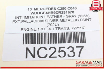 08-18 Mercedes W204 C250 Rear Left Side Door Control Module Unit OEM