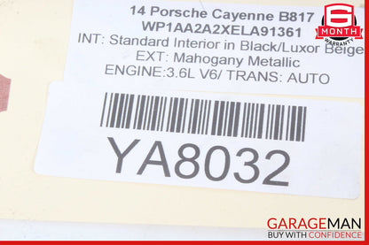 11-17 Porsche Cayenne 958 Front Right Side Door Window Regulator Motor Unit