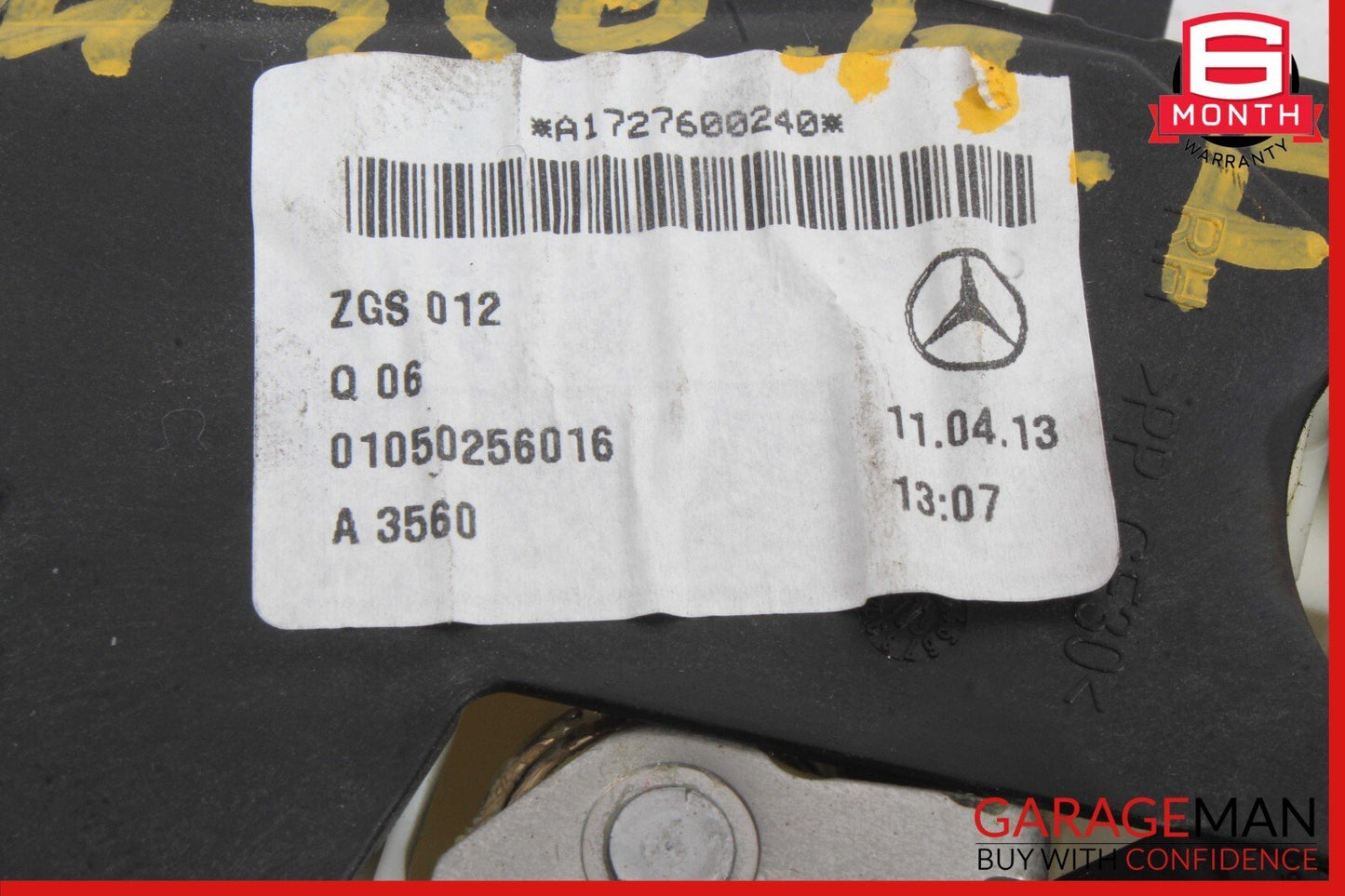 08-20 Mercedes R172 SLK250 C250 SLC180 Front Right Side Door Lock Latch Actuator