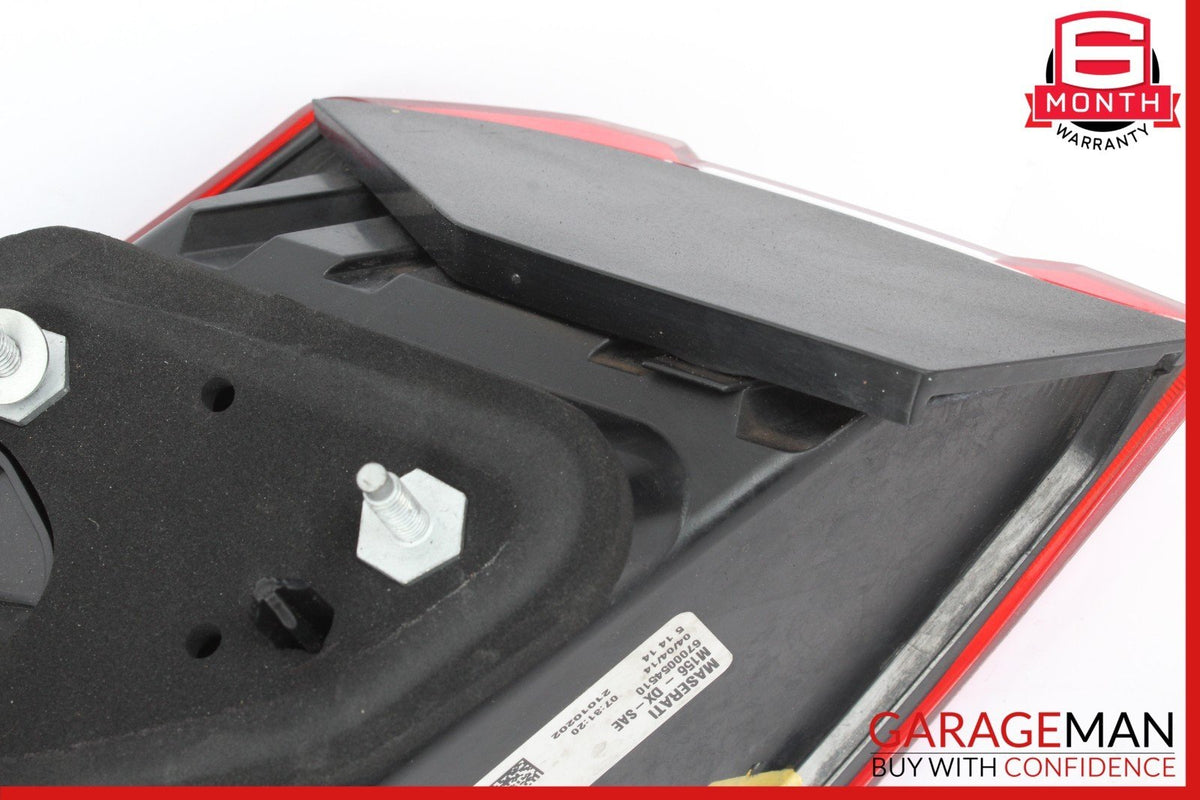 14-20 Maserati Quattroporte M156 Rear Right Side Outer Tail Light Lamp OEM
