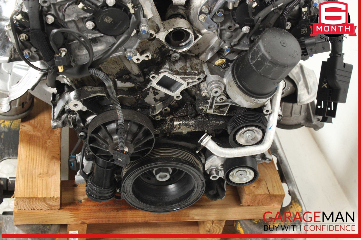 12-15 Mercedes W212 E350 C350 3.5L V6 RWD Engine Motor Block Assembly OEM 193k