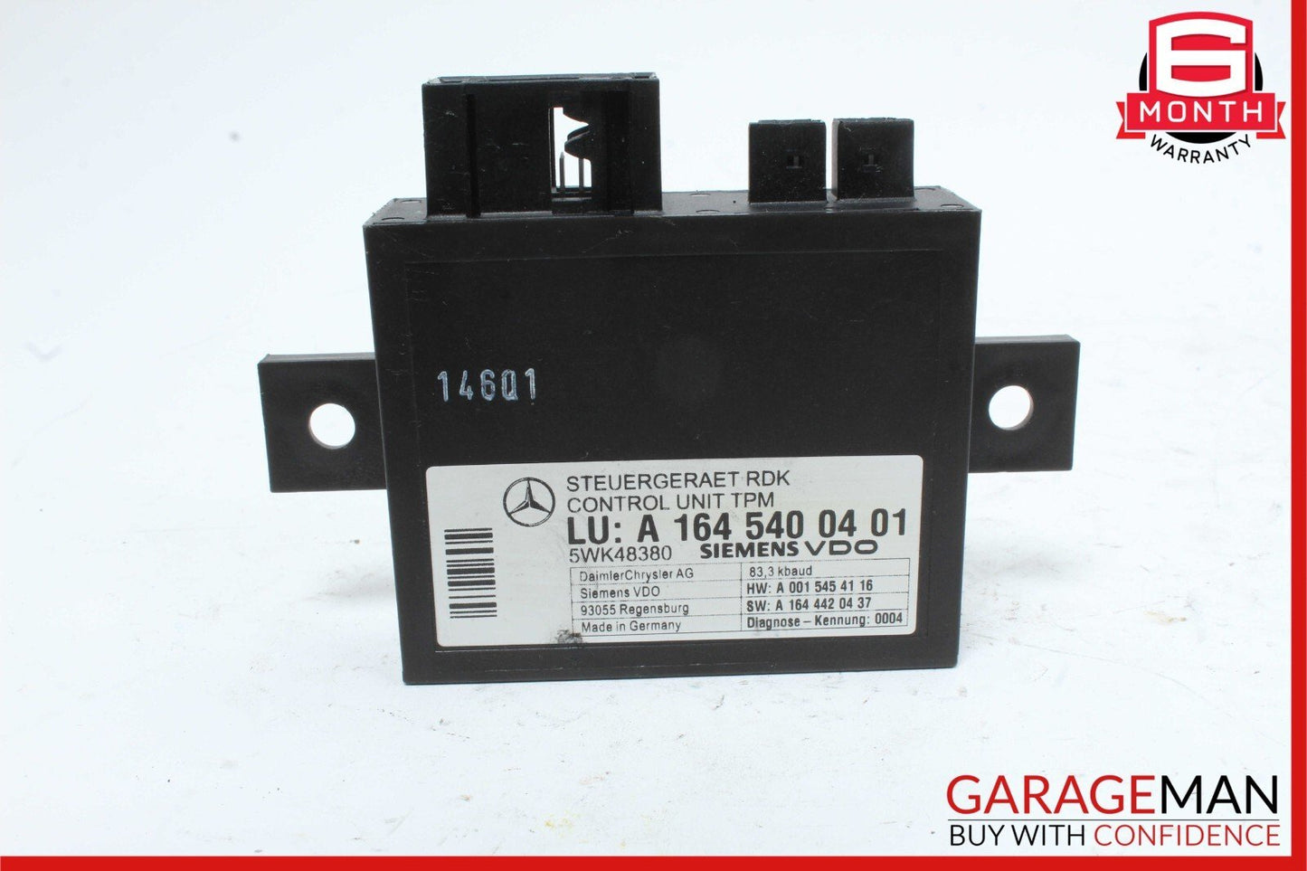 06-13 Mercedes GL450 E350 ML350 R350 TPMS Tire Pressure Control Module Unit OEM