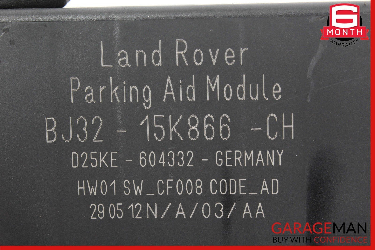 12-15 Range Rover Evoque PDC Parking Assist Control Module Unit BJ3215K866CH OEM