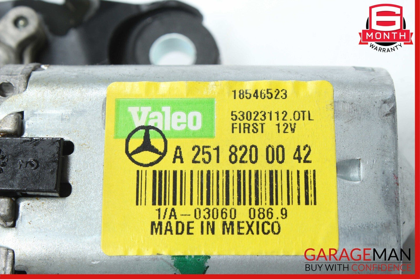 06-13 Mercedes W251 R320 ML350 Valeo Rear Window Windshield Glass Wiper Motor