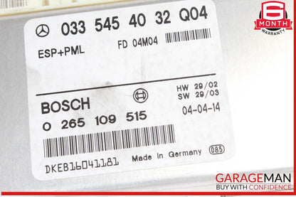 03-06 Mercedes R230 SL500 ABS ESP Anti Lock Brake Control Module Unit OEM