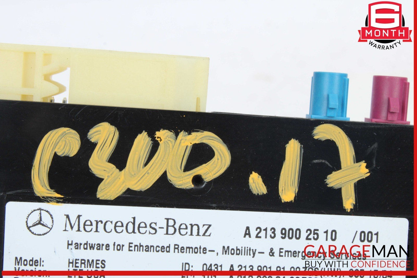 12-23 Mercedes W205 C300 4MATIC Communication Computer Control Module Unit OEM