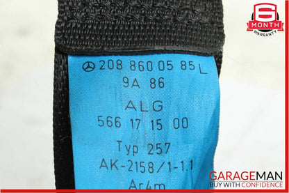 98-03 Mercedes W208 CLK320 Rear Left Side Seatbelt Seat Belt Retractor Black OEM