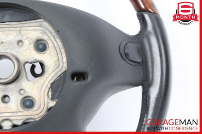 07-10 Mercedes W216 CL550 S550 4 Spoke Steering Wheel With Paddle Shifters Wood