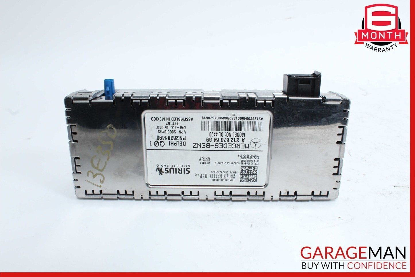 Mercedes W212 E400 E350 SLK250 Sirius Satellite Radio Receiver 2128706489