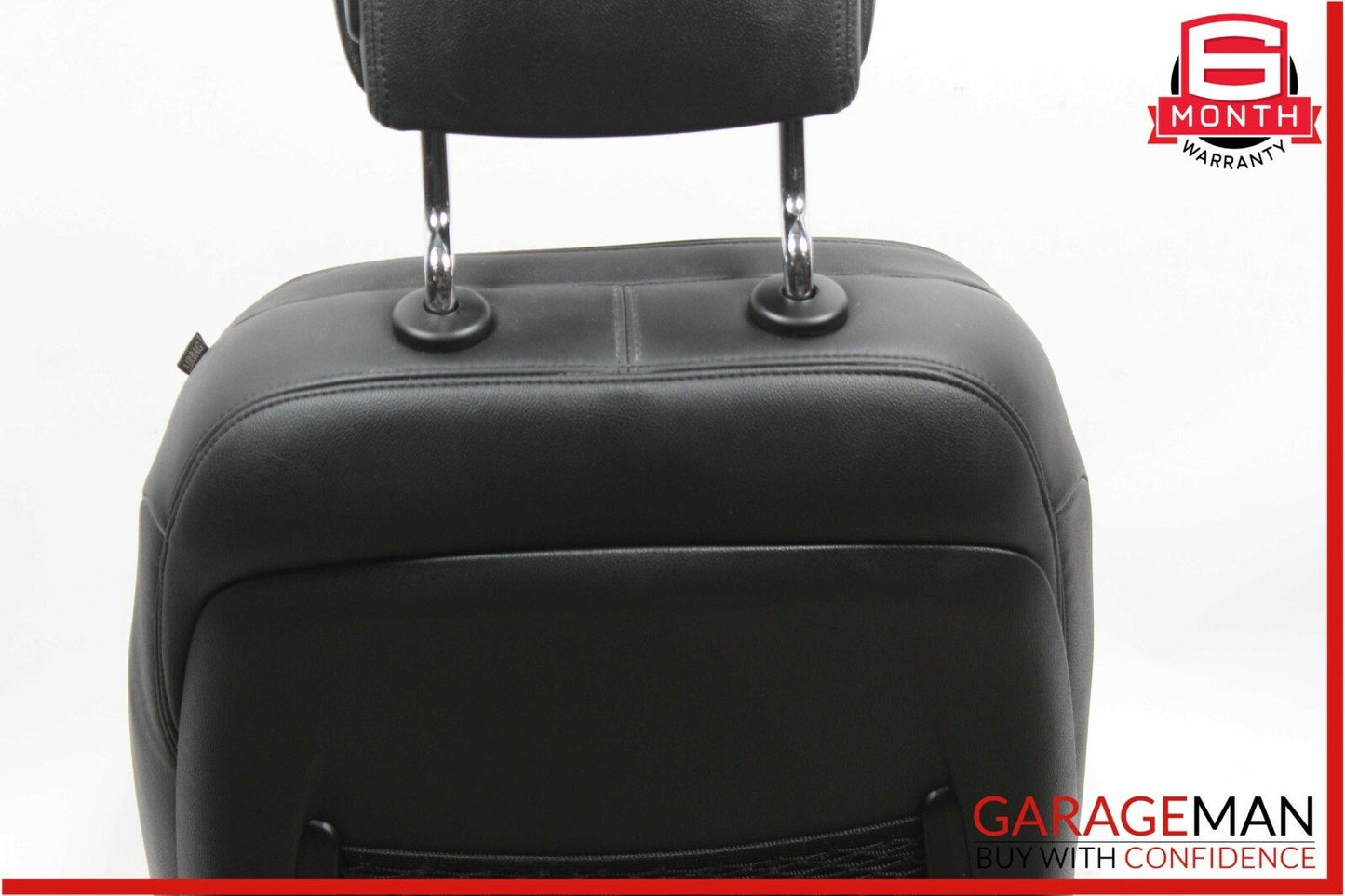 14-17 Maserati Ghibli Front Left Side Complete Seat Cushion Cover Assembly Black