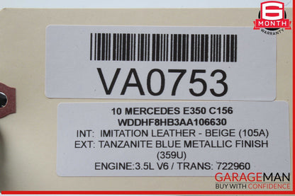 08-16 Mercedes W212 E350 E400 GLK350 Rear Right Door Window Regulator Motor OEM