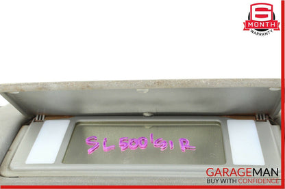90-02 Mercedes R129 500SL SL500 Front Right Side Sun Visor Sunvisor Shade Gray