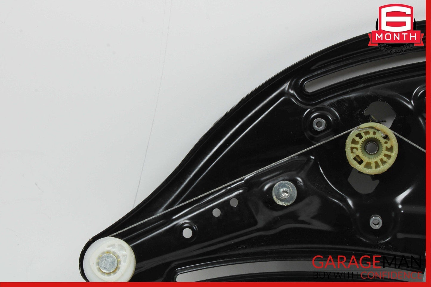 10-16 Mercedes W207 E350 Rear Left Door Window Regulator Frame w/o Motor OEM