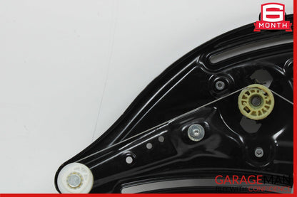 10-16 Mercedes W207 E350 Rear Left Door Window Regulator Frame w/o Motor OEM