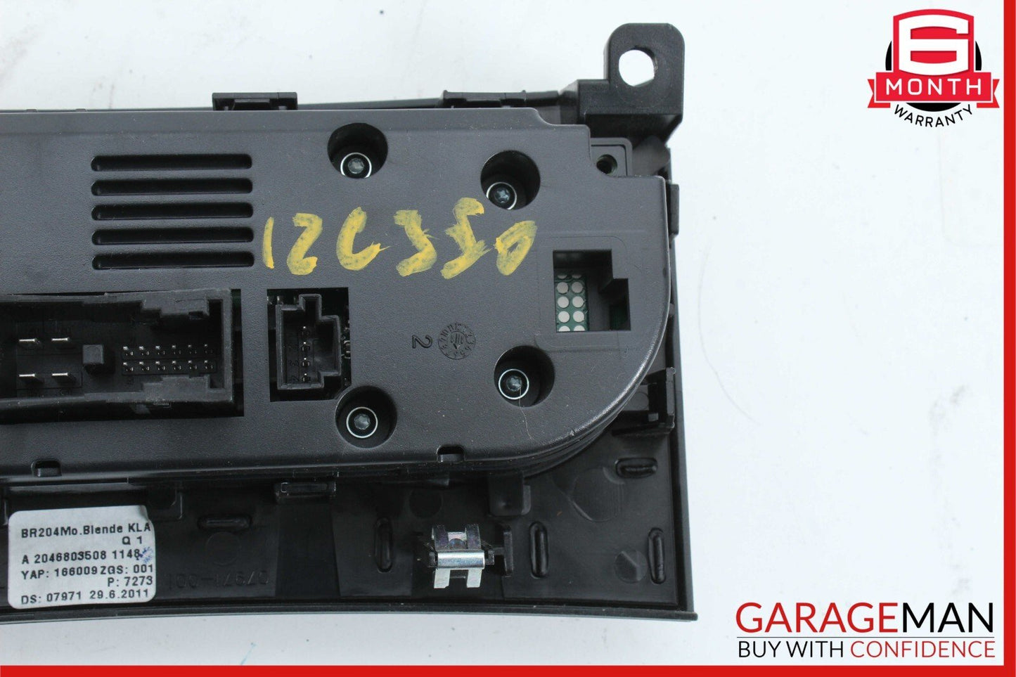 12-14 Mercedes W204 C350 AC A/C Climate Temperature Heater Switch Control Beige