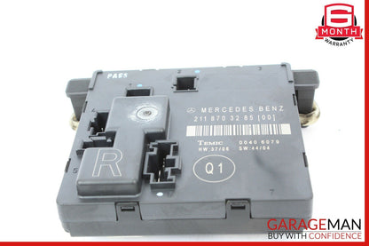06-11 Mercedes W211 E320 CLS350 Rear Right Passenger Side Door Control Module