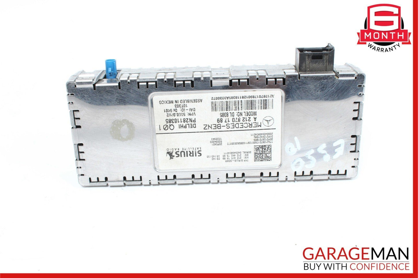 Mercedes W212 E350 C300 C250 Sirius Satellite Radio Receiver 2128701789 OEM