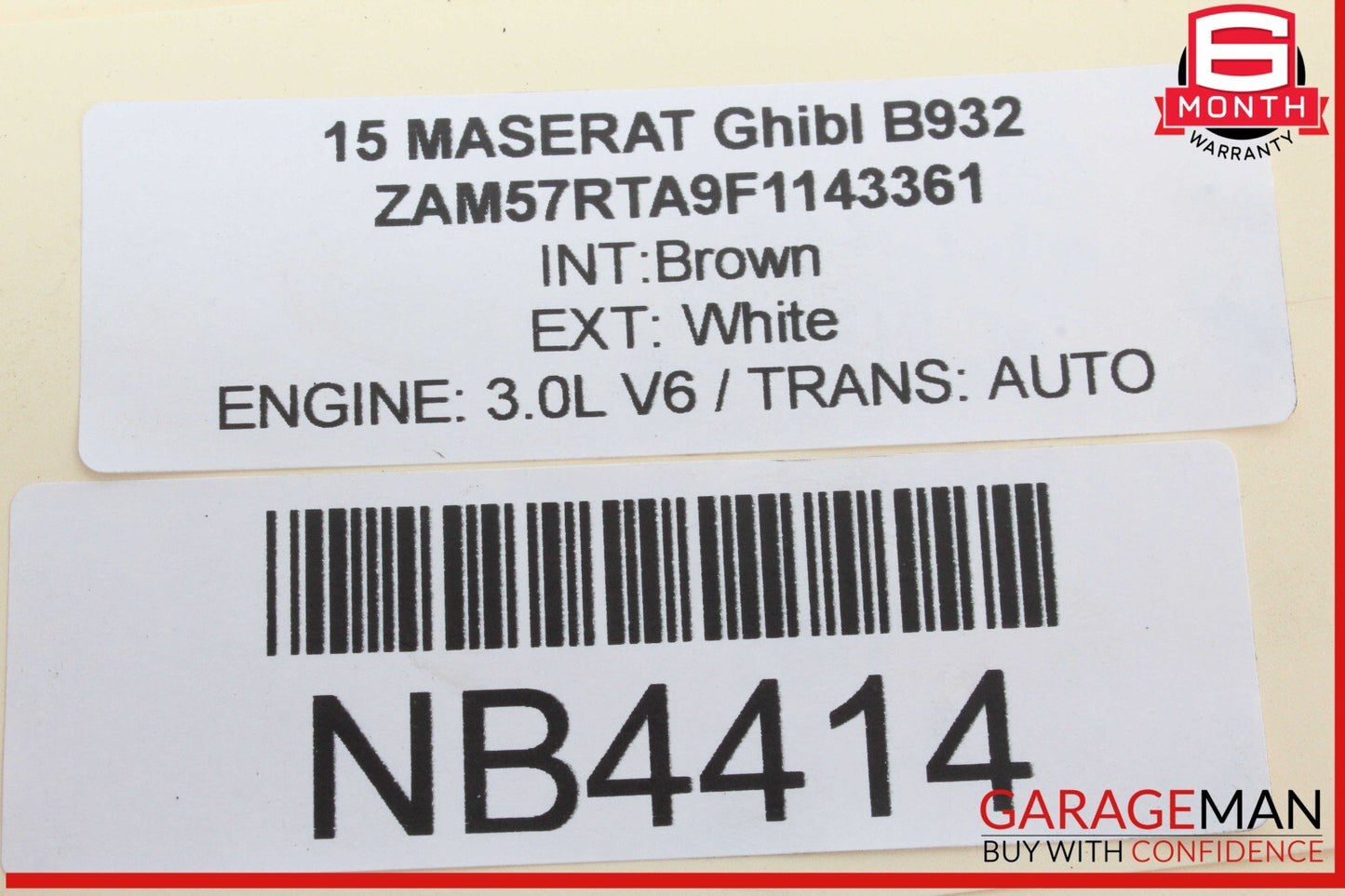 14-17 Maserati Ghibli Rear Right or Left Side Lower Control Arm OEM