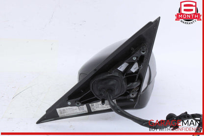 12-18 Audi A6 Front Left Driver Side Door Rear View Mirror Black 4G1857409AE OEM