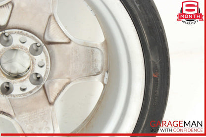 00-06 Mercedes W220 S500 CL55 AMG Rear Wheel Tire Rim 9.5x18H2 ET46 18" OEM
