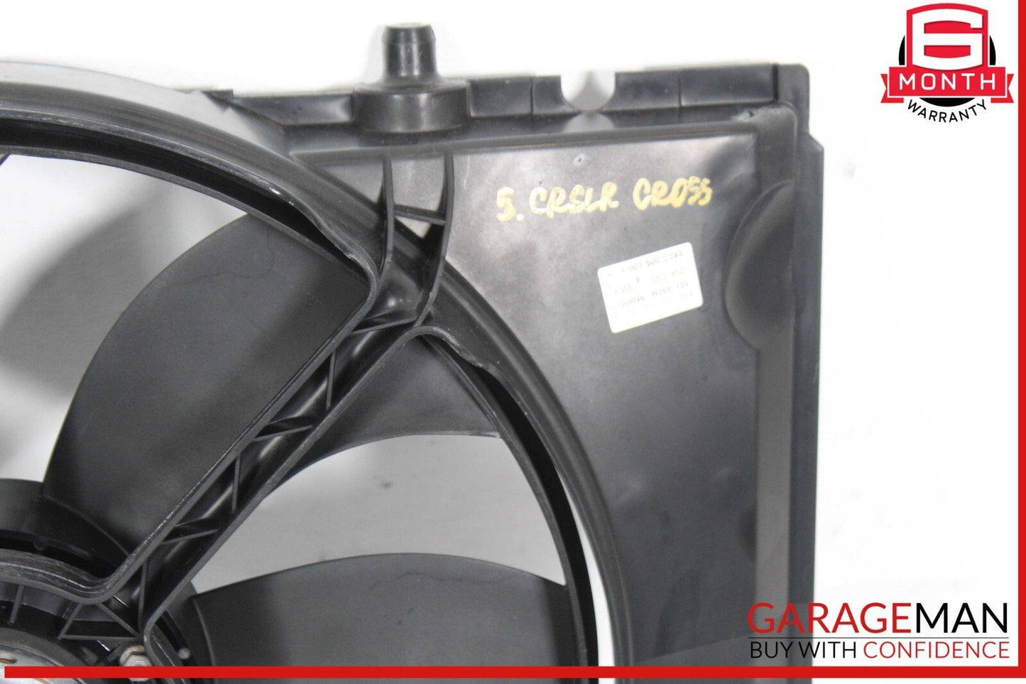 04-08 Chrysler Crossfire Radiator Cooling Fan Motor Shroud OEM