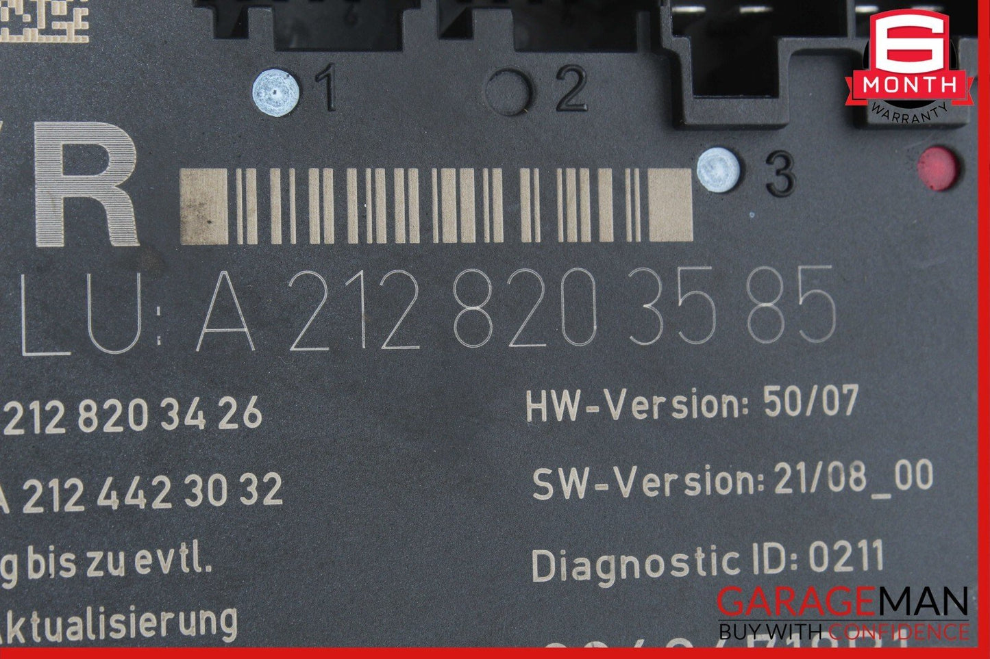 08-18 Mercedes-Benz C300 W204 Right Front Door Control Module 2128203585 OEM