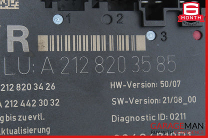 08-18 Mercedes-Benz C300 W204 Right Front Door Control Module 2128203585 OEM