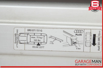 09-17 Audi Q5 Roof Rack Rails Cross Bars Set of 2 Pc OEM