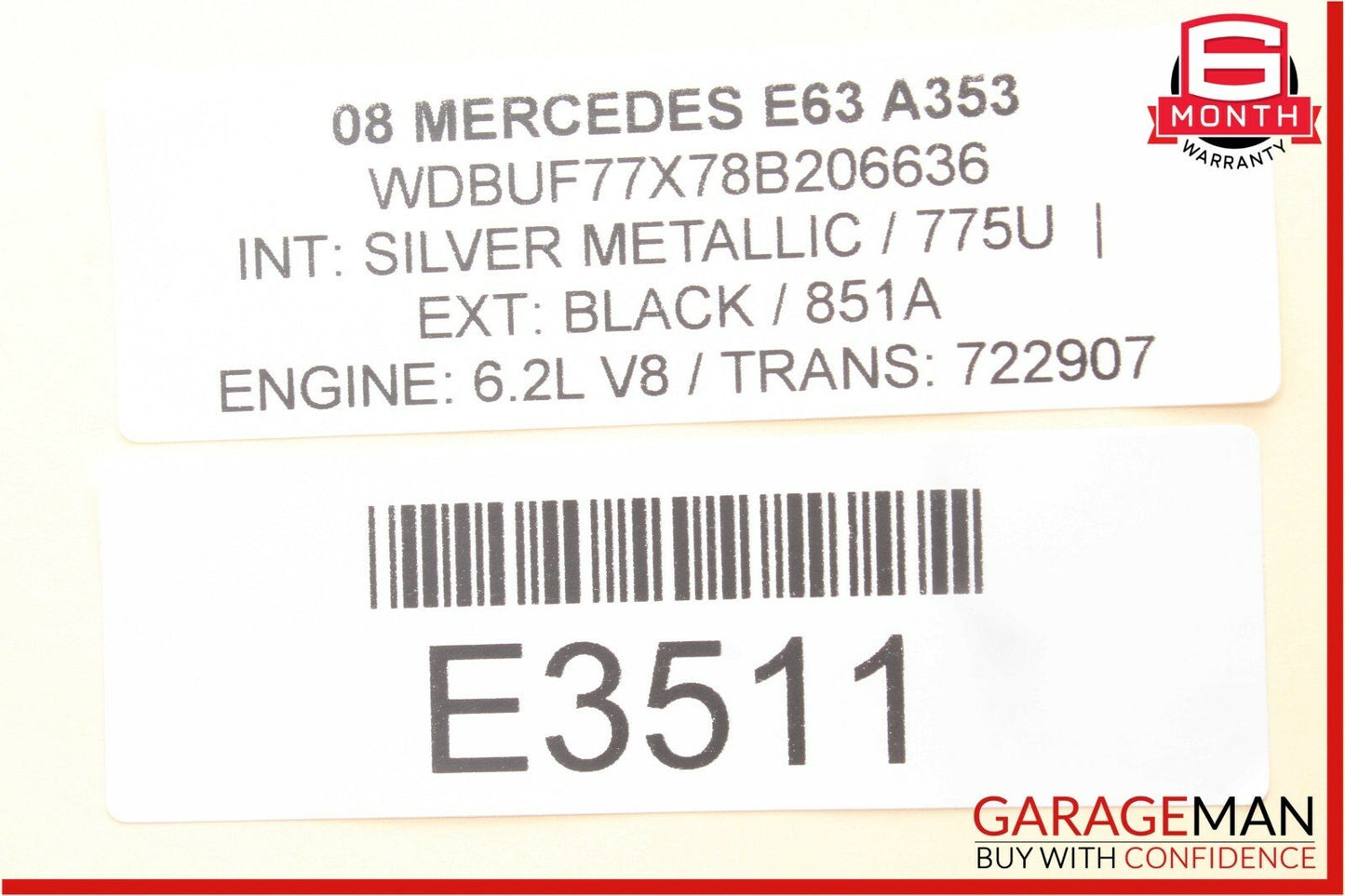 06-09 Mercedes W211 E63 Ipod Interface Control Module OEM