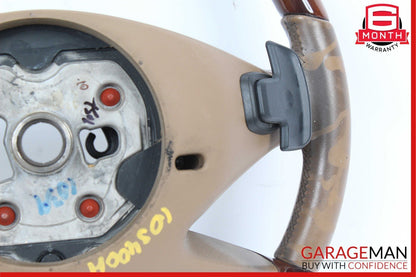 10-14 Mercedes W221 S400 S550 CL550 Steering Wheel w/ Paddle Shifters Beige OEM