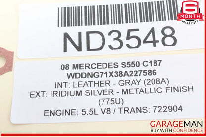 07-14 Mercedes W221 S550 CL550 Left Side Dashboard AC A/C Air Vent Black OEM