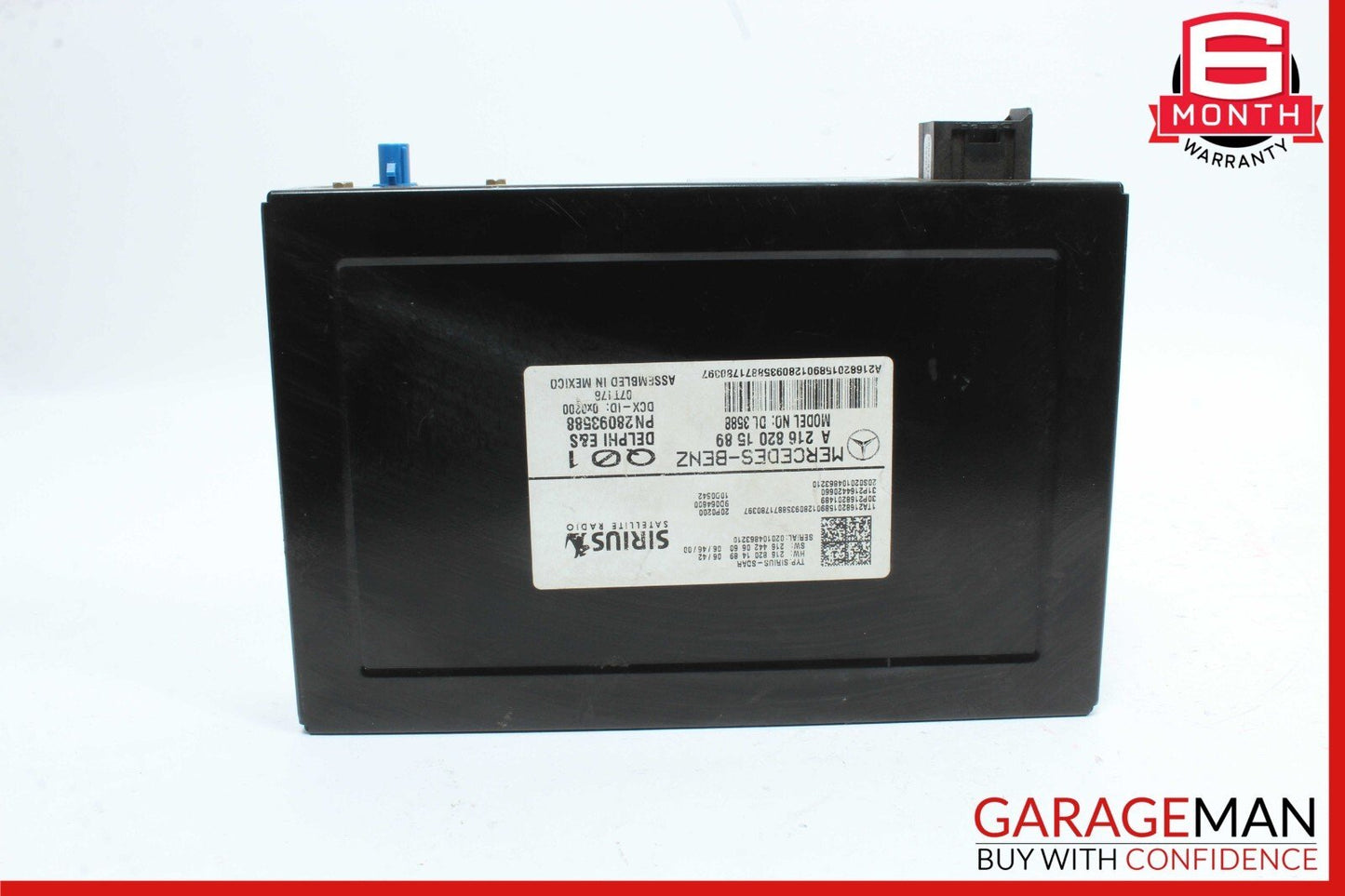 07-14 Mercedes W221 S550 SLK350 Sirius Satellite Radio Module Receiver OEM