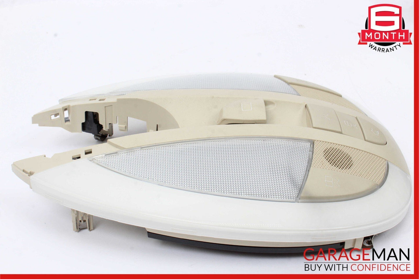 06-11 Mercedes W219 CLS500 Front Upper Overhead Dome Light Sunroof Switch Brown