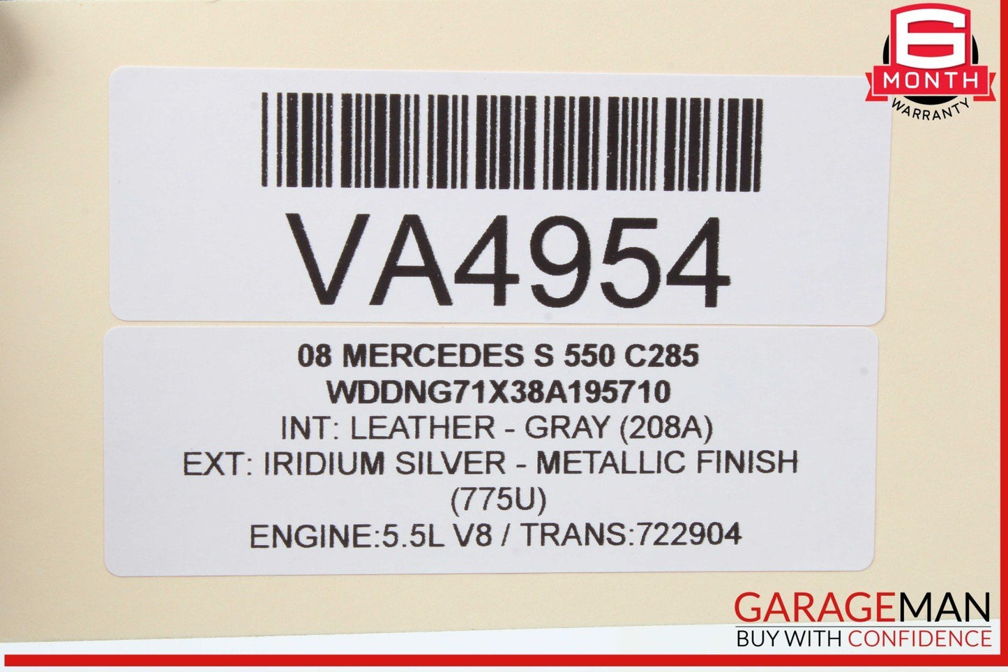 07-13 Mercedes W221 S550 S600 Rear Right Side Keylessgo Door Lock Latch Actuator
